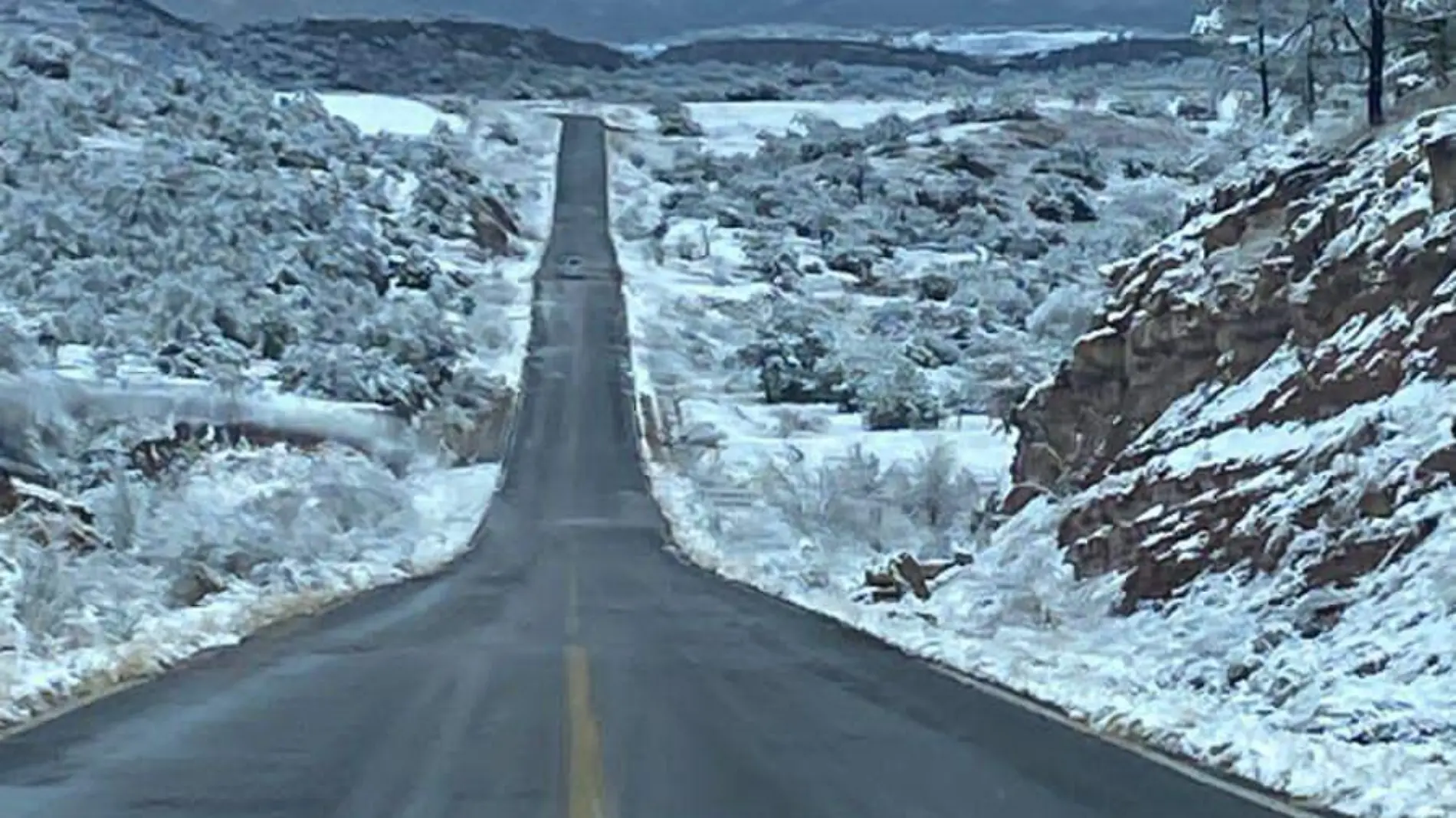 nieve carretera